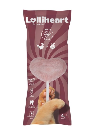 M-pets Lolliheart Pancarlı Kedi Ödülü 4gr 15li Koli