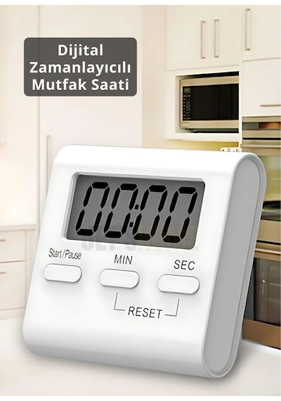 Jet's Home Dijital Mutfak Saati Kronometre Zamanlayıcı Mutfak Zamanlayıcı