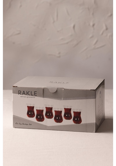 Rakle Avantgarde 6'lı Çay Bardağı Seti 170 Cc Renkli