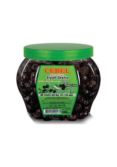 Cebel Siyah Zeytin İri Taneli 1 Kğ