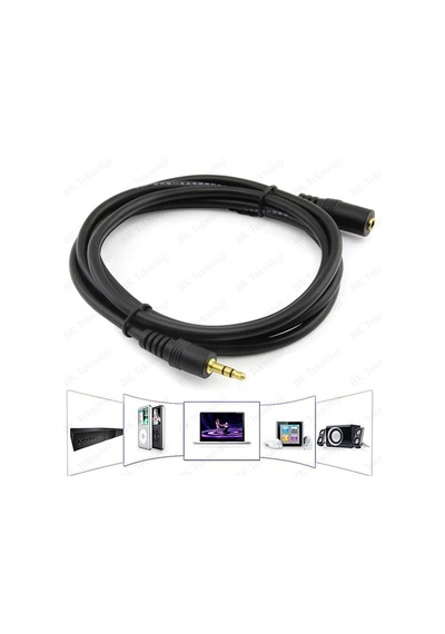 Yeni 3.5 Mm Kulaklık Ekleme Uzatma Kablosu Dişi Erkek 10 Metre Stereo Kulaklık Erkek Kadın Kaliteli