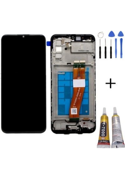 Te Samsung A02s A025f Uyumlu A Kalite Lcd Ekran +montaj Kiti