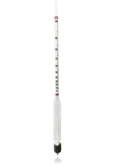 0-100 Alkol-Metre Hidrometre N11.29483