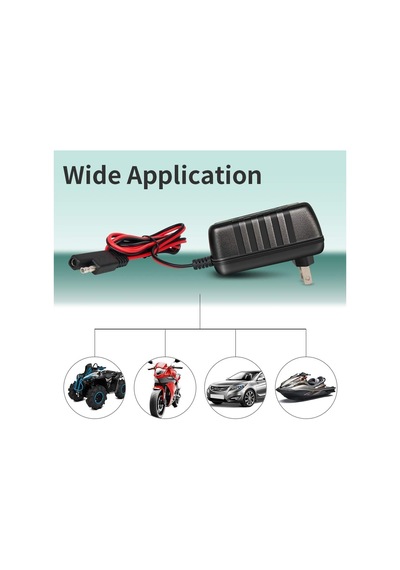 Tr 12 V/6 V Akü Damlama Şarj Cihazı, 1,5 A Otomatik Akıllı Şamandıra Şarj Cihazı, Motosiklet, Çim Biçme Makin