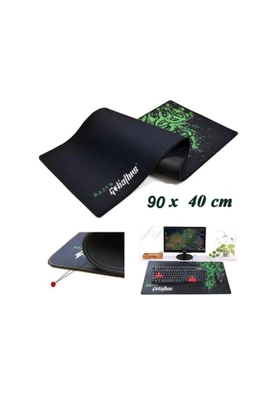 Sge Teknoloji Razer 85x34 Cm Speed Kaymaz Taban Dikişli Oyuncu Gaming Mouse Pad