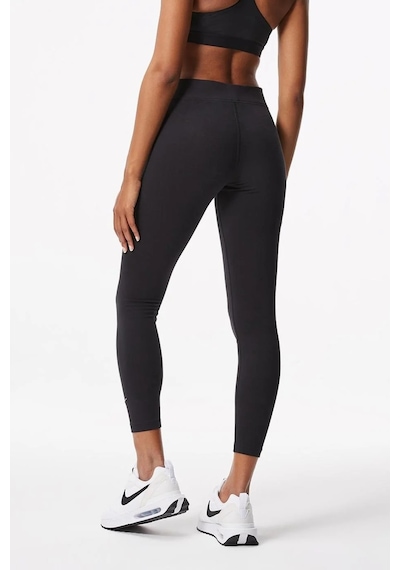 Nike Sportswear Essentials Mid Rise 7/8 Leggings Black Pamuklu Kadın Spor Tayt Siyah