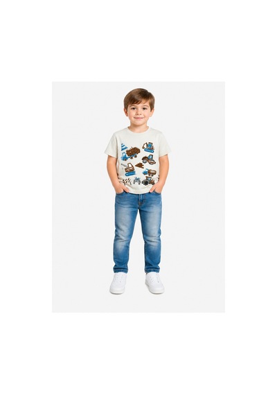 Yale Kids 1-4 Yaş Erkek Çocuk %95 Pamuklu Tişört Mint