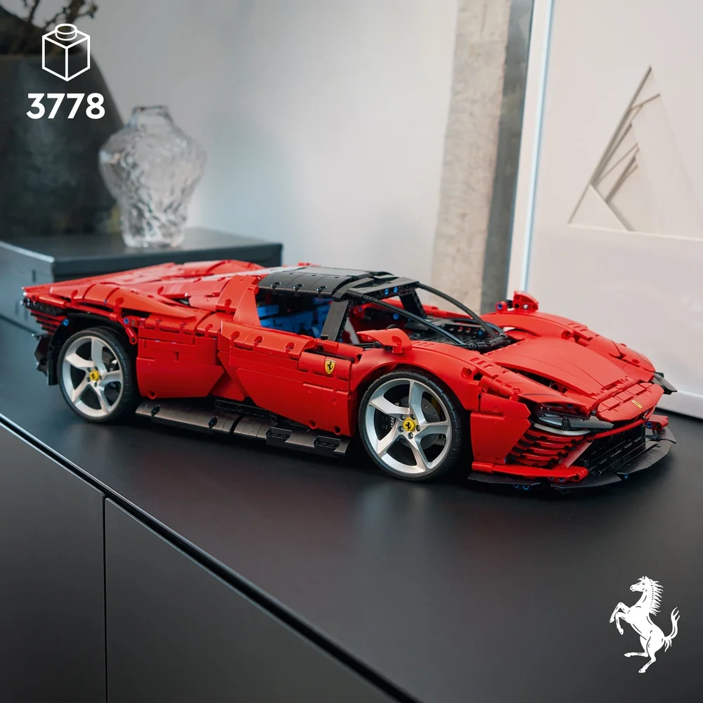 LEGO® Technic Ferrari Daytona SP3 42143 - Yetişkinler için bir Süper Araba Modeli Yapım ve Sergileme Seti (3778 Parça)