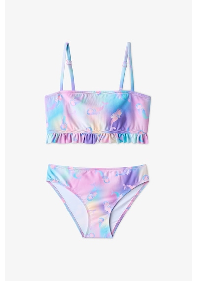 Penti Renkli Kız Çocuk Mermaid Bandeau Bikini Takımı