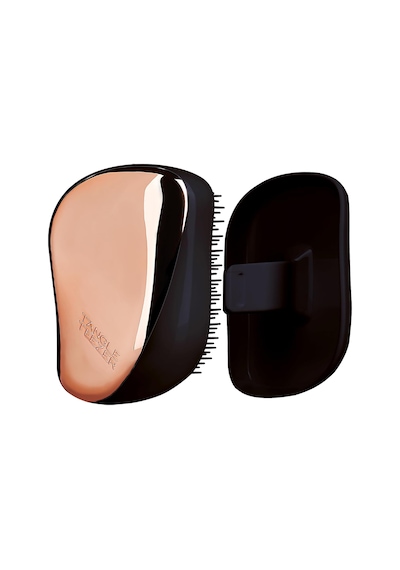 Compact Styler Rose Gold Black Saç Fırçası -seyahat Ve Çanta Boy Tarak