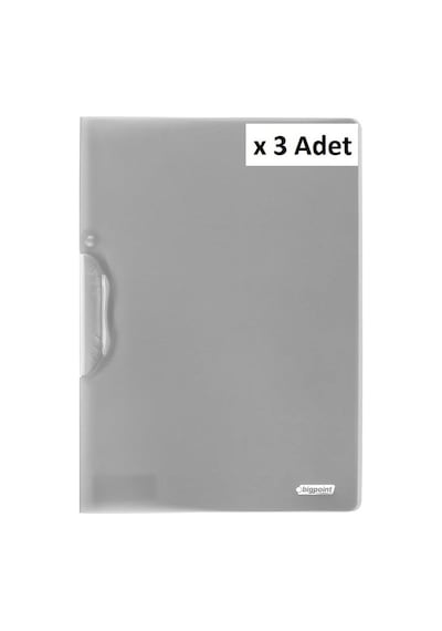 Bigpoint Yandan Sıkıştırmalı Dosya A4 Dumanlı X 3 Adet