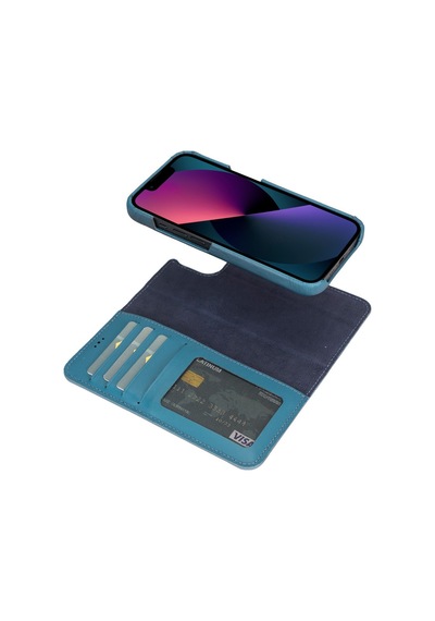Bouletta Apple İphone 13 Uyumlu Deri Kılıf Mw36 Brn4ef