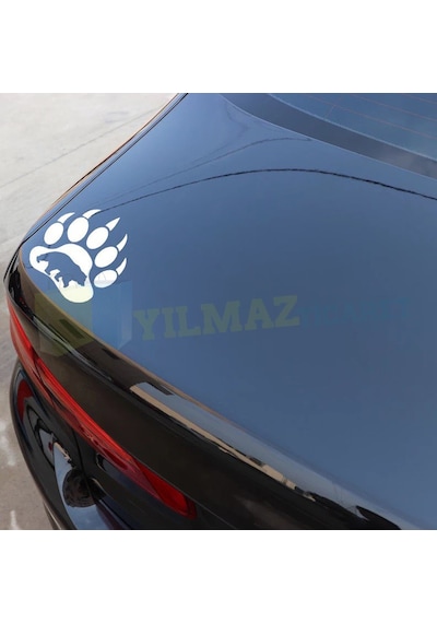 Yaban Pençe Pati Araba Oto Sticker 4X4 Off Road Çıkartma 2 Adet
