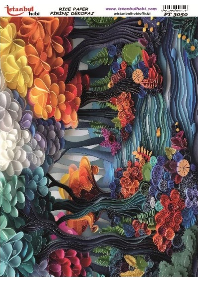 Pirinç Dekopaj Kağıdı 30x42cm Pt-3050