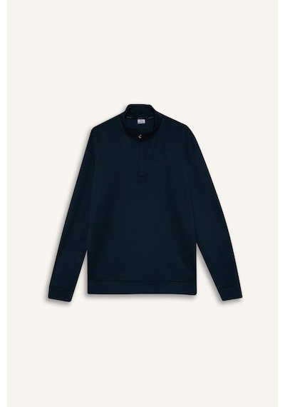 Defacto Standart Fit Modal Sweatshirt G8148ax25wnnv255 Lacivert-nv255