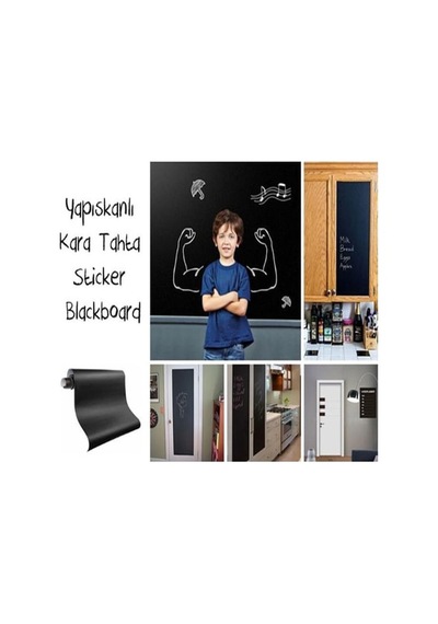 Yapışkanlı Kara Tahta-yazı Tahtası Diğer