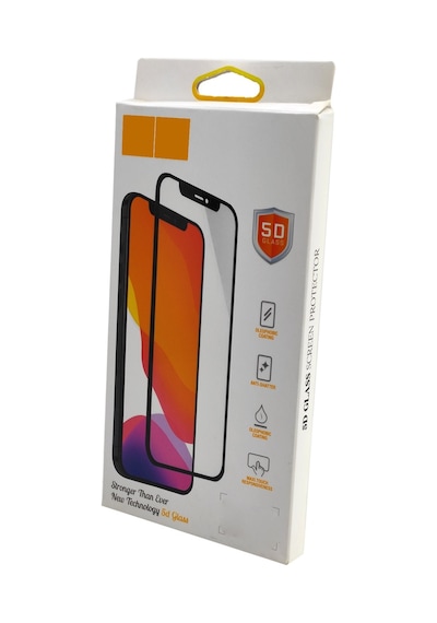 Realme C21y Uyumlu Ön Koruma Temperli Cam Ekran Koruyucu Siyah
