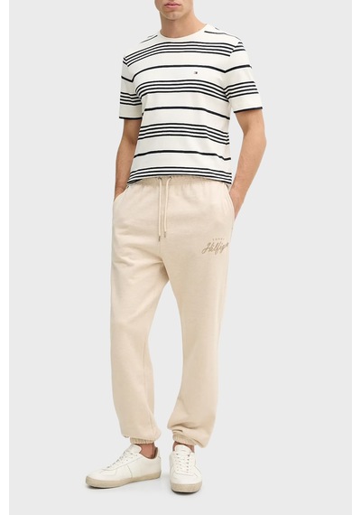 Tommy Hilfiger Erkek T Shirt Mw0mw41908 0fa Lacivert-beyaz Lacivert - Beyaz