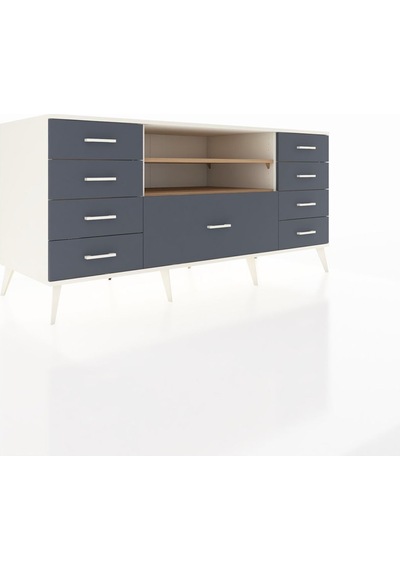 Kronos Konsol 2 Raflı 9 Çekmeceli 176x59x83 Aytaşı-çam/antrasit Çam/antrasit Kronos Konsol 2 Raflı 9 Çekmeceli 176x59x83 Aytaşı-çam/antrasit Çam/antrasit