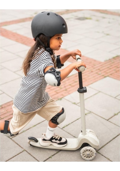 Scoot And Ride Highwaykick 3s Çocuk Scooterı, Ash - Led Tekerlekli, Katlanabilir Ve Ayarlanabilir
