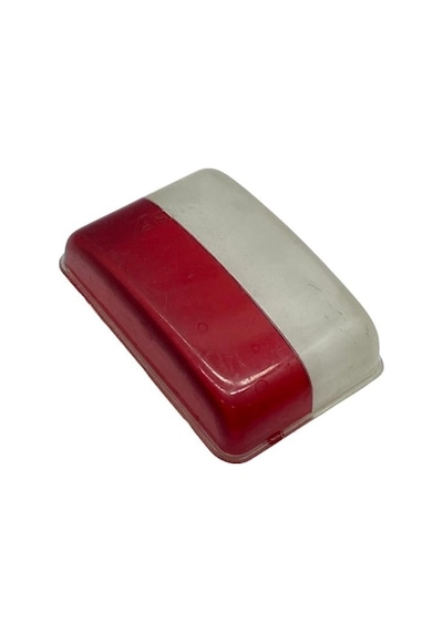 Tır Dorse Yan Sallama Lamba Camı Geniş Tip Kırmızı-beyaz 79 52 Mm