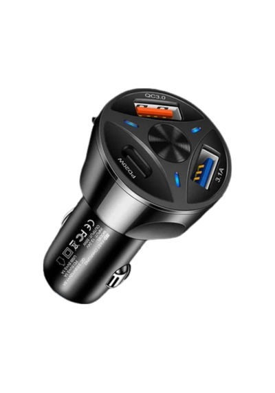 Polygold Pg-88 55w Hızlı Araç Şarj Cihazı -çift Çıkışlı Type-c Ve Usb