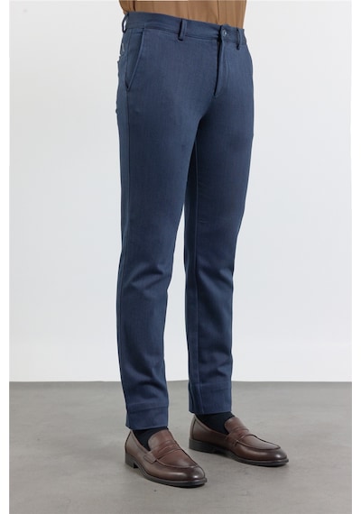 İmza Lacivert Yan Cep Casual Comfort Fit Pamuklu Chino Pantolon 1003255169