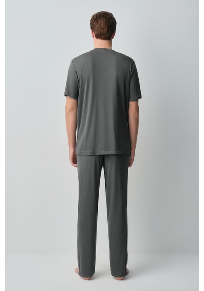 Suwen Ethan Erkek Modal Pijama Takımı Msh10510249055 Yeşil