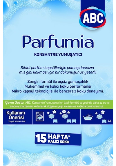Parfumia Romantik Gül Konsantre Yumuşatıcı 1440 Ml 4'lü Seti Diğer