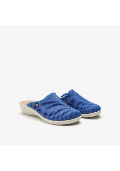 6037-pale Turquoise Terlik Kadın T4 368 Fe Anoia Fly Flot Cloth Slipper 6037-avio / 6014-bordo