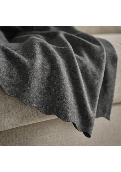Ikea Daggkapor Polar Koltuk Örtüsü Tek Kişilik 130 X 170 Cm Koyu Gri