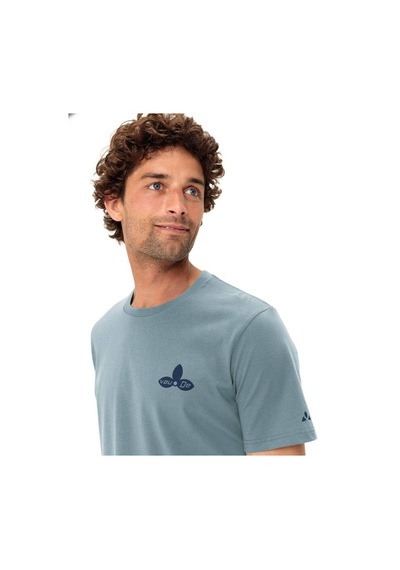 Vaude Spirit Bisiklet Yaka Erkek T-shirt 42755 Nordic Blue