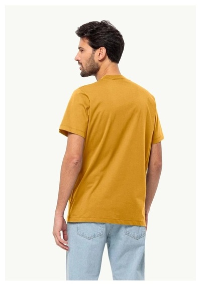 Jack Wolfskin Essential T M Erkek T-shirt Hardal SİYAH