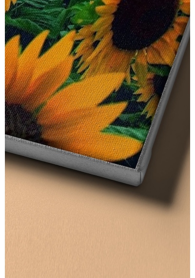 Webstyle Sayılarla Boyama Seti Kasnaklı Günebakan Tarlası 40 X 50 Cm