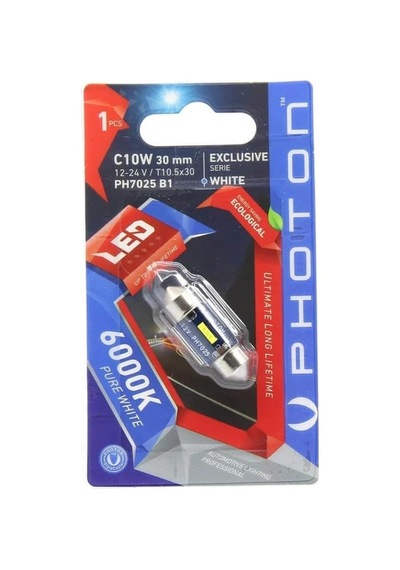 Photon Ampul C10w 12-24v Exclusive Cb 31mm Sofit Led Tekli Blister - Pht Ph7025 B1