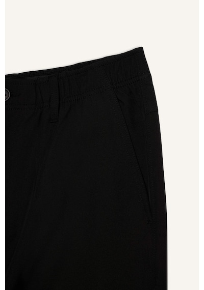 DeFactoFit Standart Fit Sporcu Kısa Paça Dokuma Şort E4137AX25SMBK81