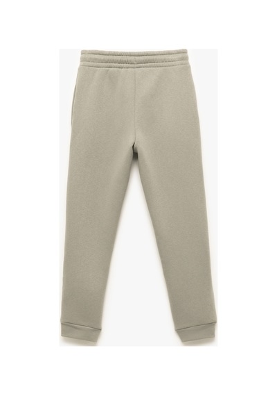 Koton Erkek Çocuk Beli Lastikli Cepli Şardonlu Basic Jogger Eşofman Altı Gri
