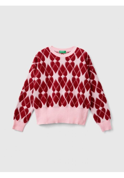 United Colors Of Benetton Benetton Bisiklet Yaka Desenli Kız Çocuk Kazak 1132q107c Çok Renkli United Colors Of Benetton Benetton Bisiklet Yaka Desenli Kız Çocuk Kazak 1132q107c Çok Renkli