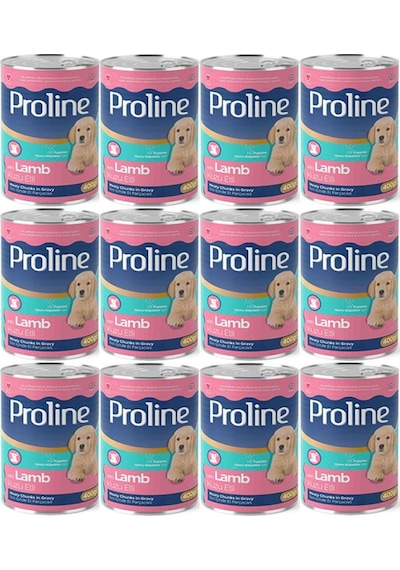 Pro Line Kuzu Etli Yavru Köpek Konservesi 12 x 400 G
