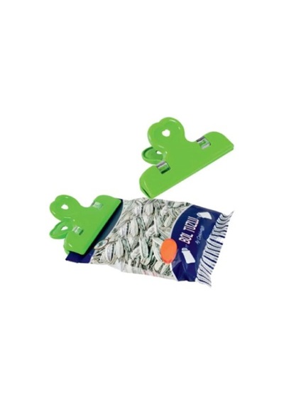 2&apos Li Pratik Torba Paket Ve Poşet Kapatıcı Kilitli Klips Mandal 5468 Diğer