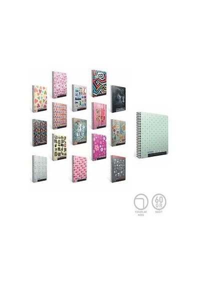 Gıpta Direct Defter Spiralli Karton Kapak A4 96 Yaprak Çizgisiz