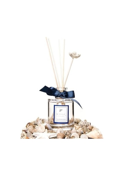 110 Ml Silindir Şişe Bambu Çubuklu Aqua Medıterrenean Oda Kokusu Abundance Prosperity