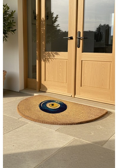 Coco Mat Tallone 45x75 Cm Doğal Koko Kıl Paspas,hindistan Naturel Kapı Önü Paspası Renkli