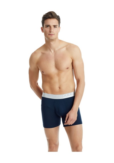 Erkek Modal Elastan Boxer Silver 9303 - Lacivert Lacivert