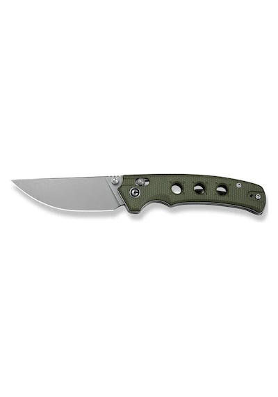 Civivi Noctis Olive Canvas Micarta Handle Stonewashed Nitro-v Blade Kamp Çakı Yeşil