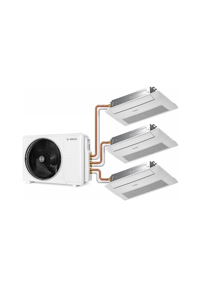 Bosch Multi 36000 BTU Dış 12+12+12 BTU İç Ünite 1+3 Sistem Tek Yön Kaset Tipi Klima