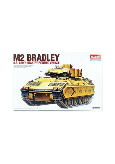 Academy 13237 1/35 Ölçek, M2 Bradley Amerikan Zırhlı Personel Taşıyıcı, Plastik Model Kiti-48938