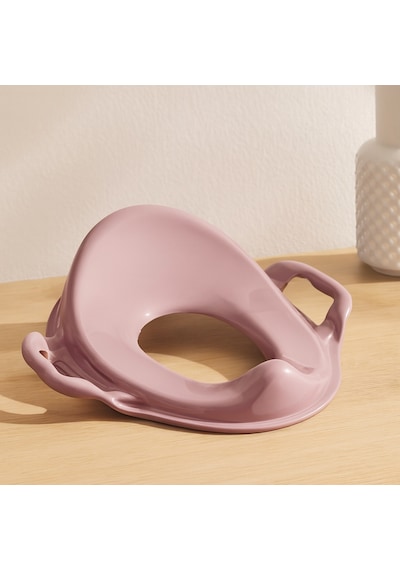Kulplu Çocuk Klozet Adaptörü - Pembe Renkli
