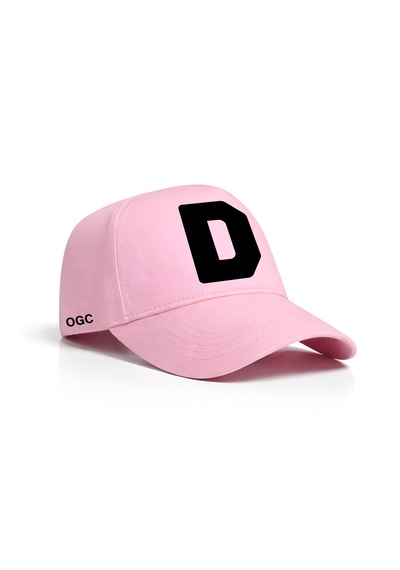 Ogc D Harfi Unisex Şapka Pembe