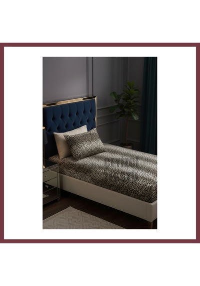 Storeşahin Lastikli Çarşaf 1 Yastık Kılıfı - Leopar - Tek Kişilik Shn0720